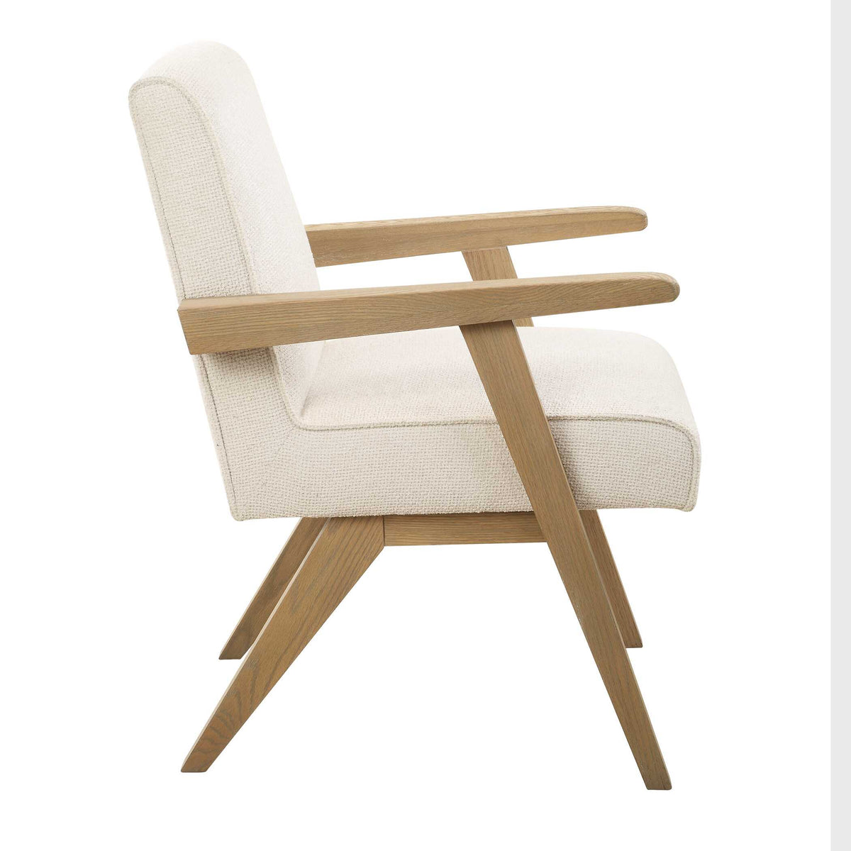 Blakely White Dining Arm Chair