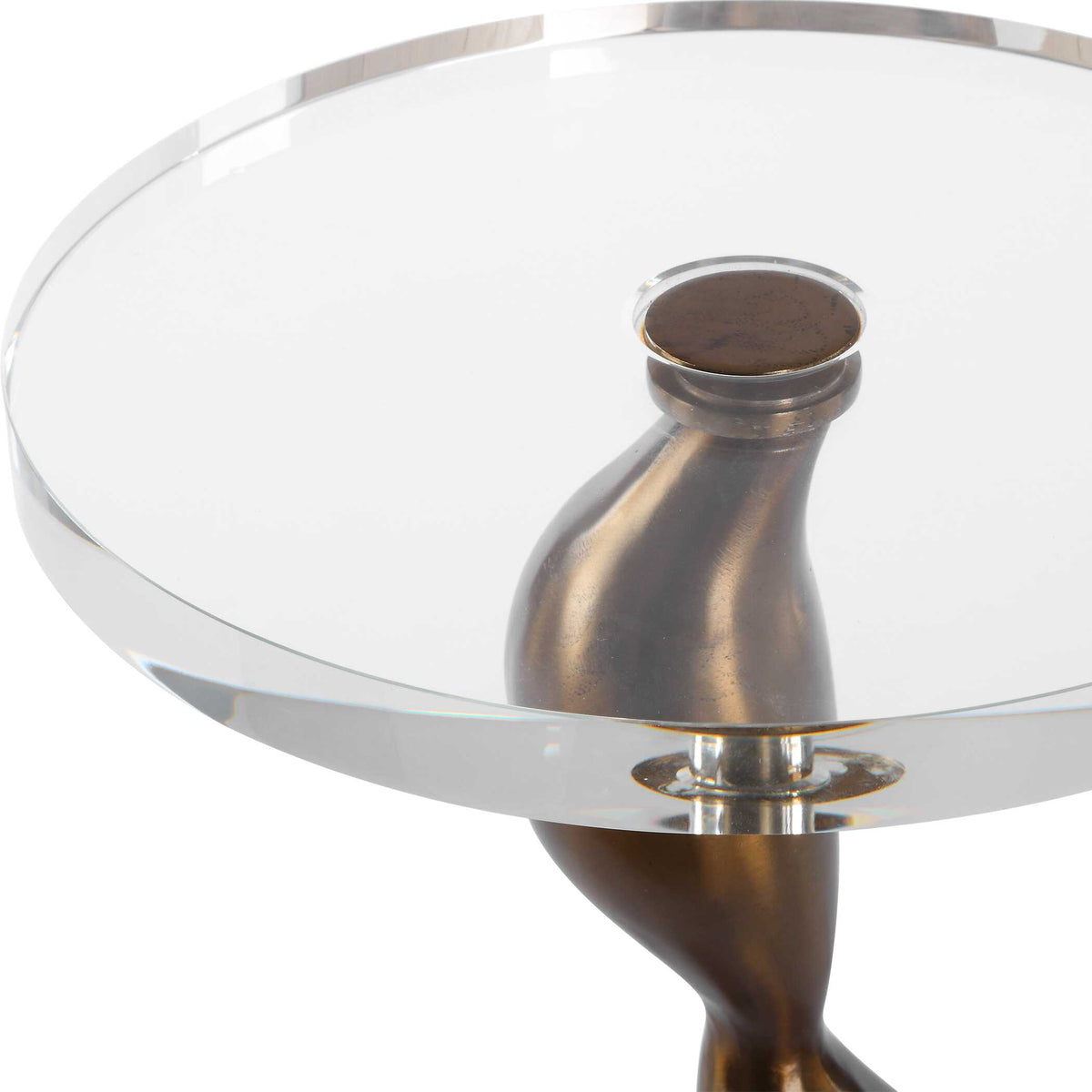 Remolino Bronze Drink Table