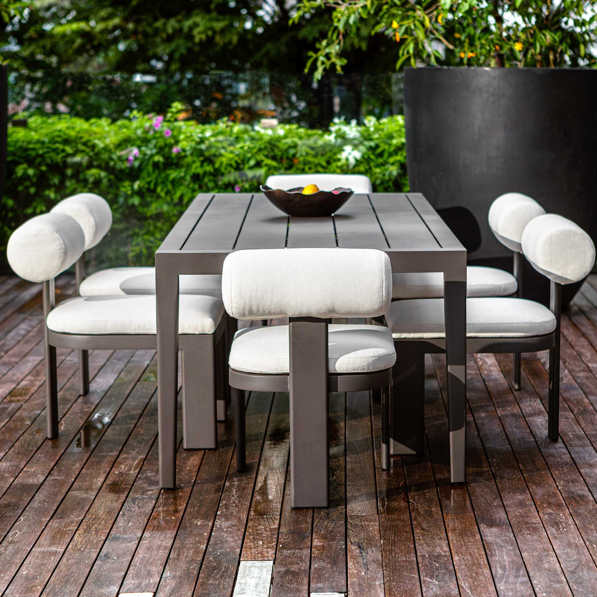 Polanco Outdoor Aluminum Dining Table