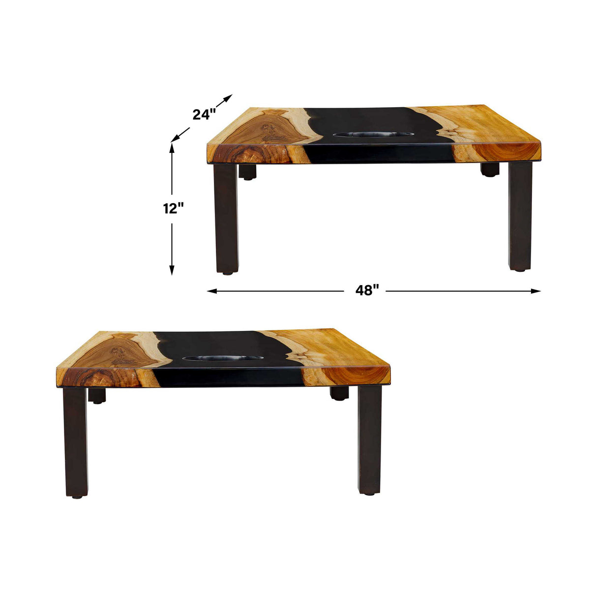 Clearwood Black Cornhole Game Set/2