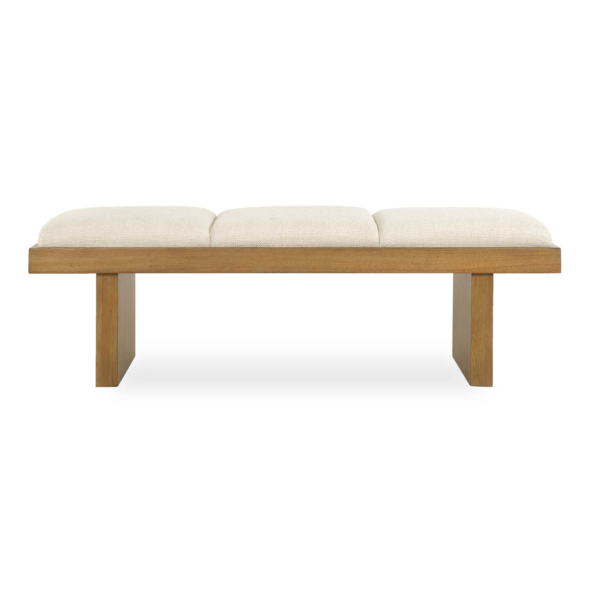 Haden White Upholstery Bench