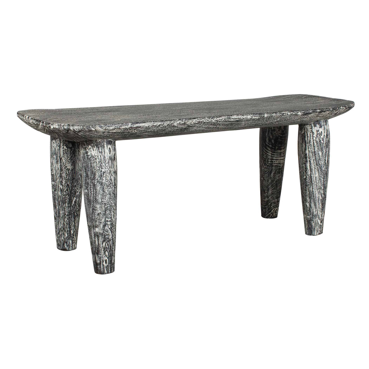 Fade To Black Wood Bench
