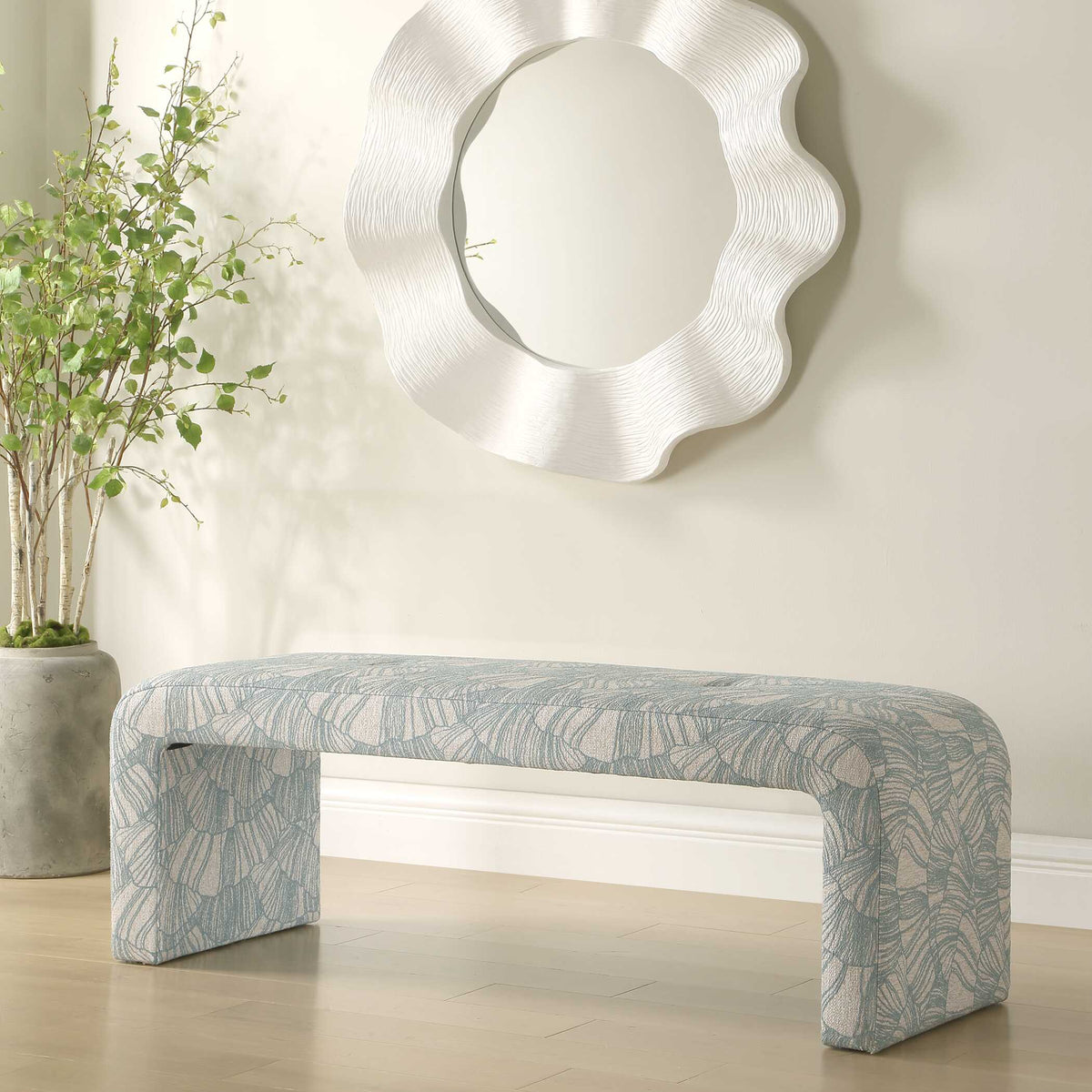 Amie Spa Blue Bench