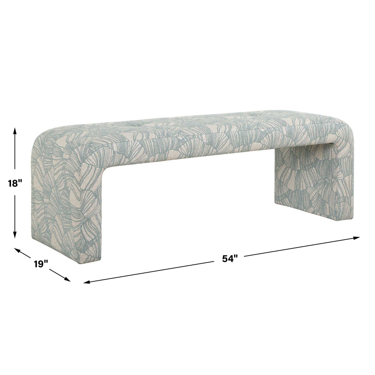 Amie Spa Blue Bench