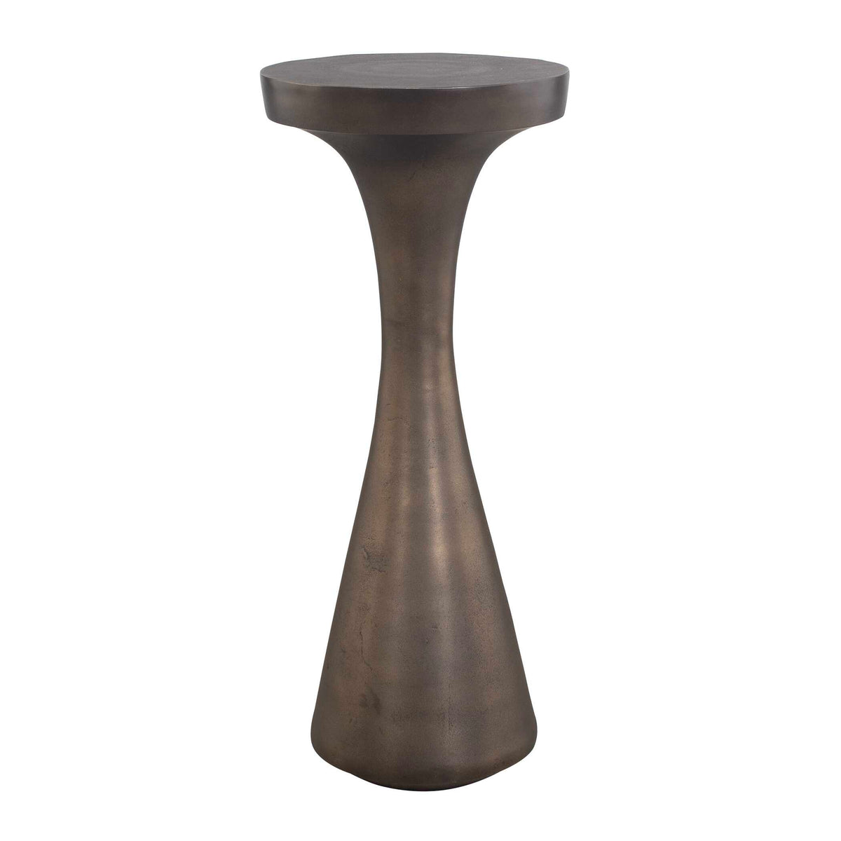 Miko Indoor-Outdoor Bronze Drink Table