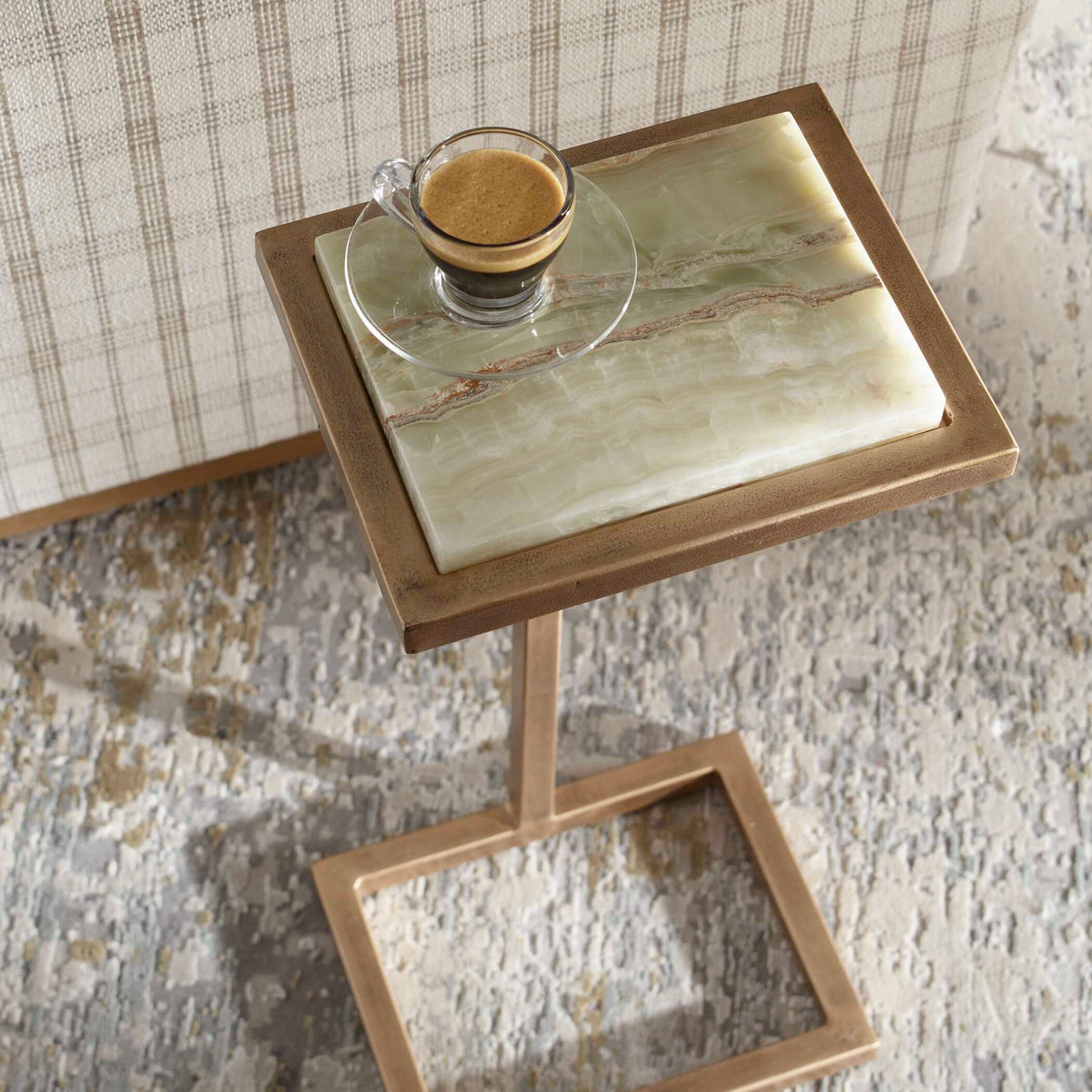 Gamora Marble Drink Table