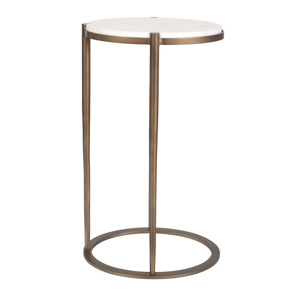 Mercier Round Marble Accent Table