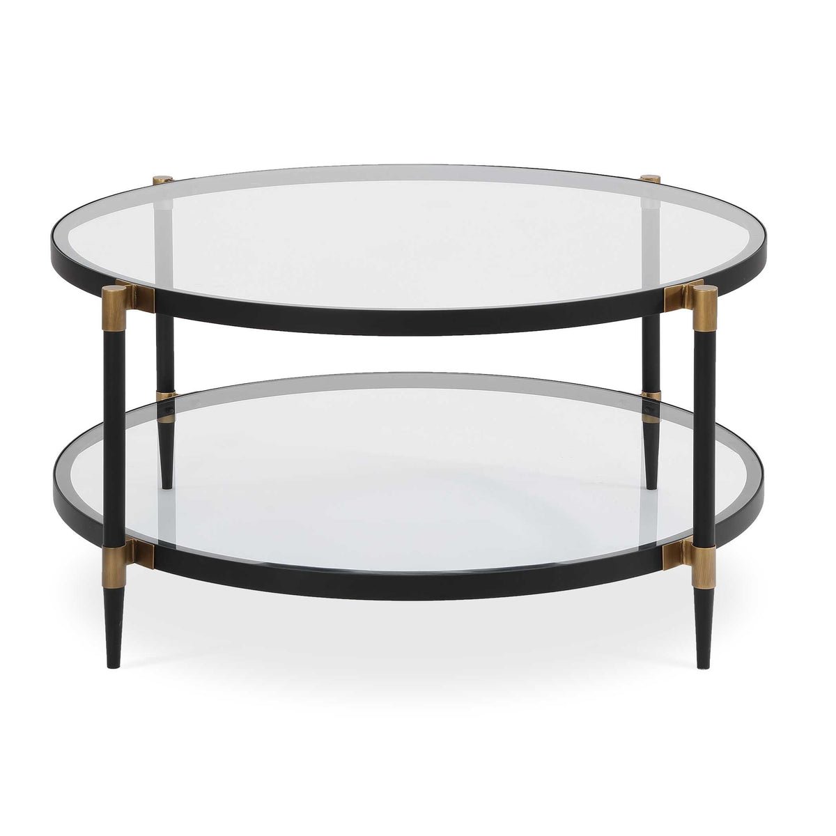Chadid Round Glass Coffee Table