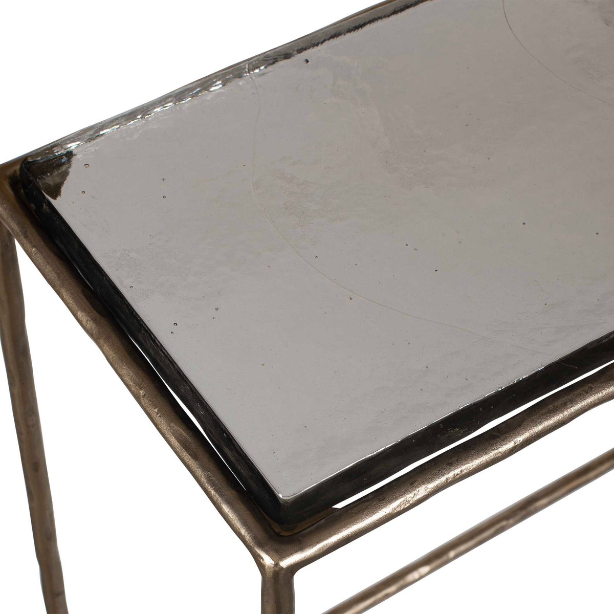 Ovard Minimalist Metal Console Table