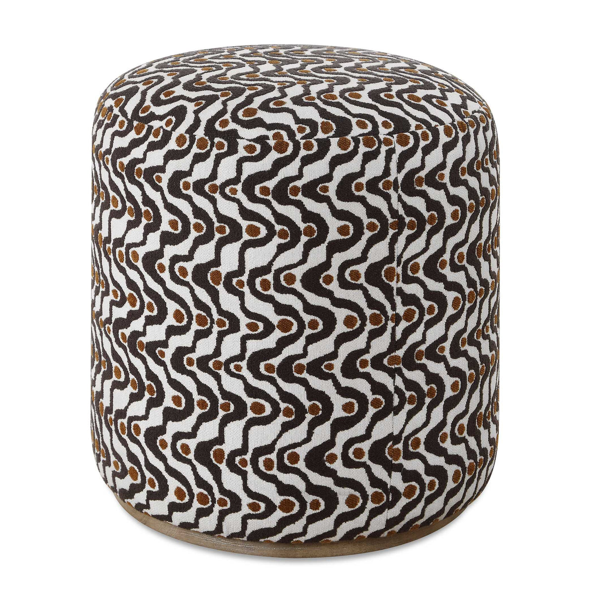 Cas Plush Espresso Ottoman