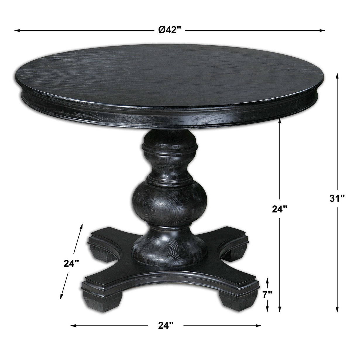 Brynmore Wood Grain Round Table