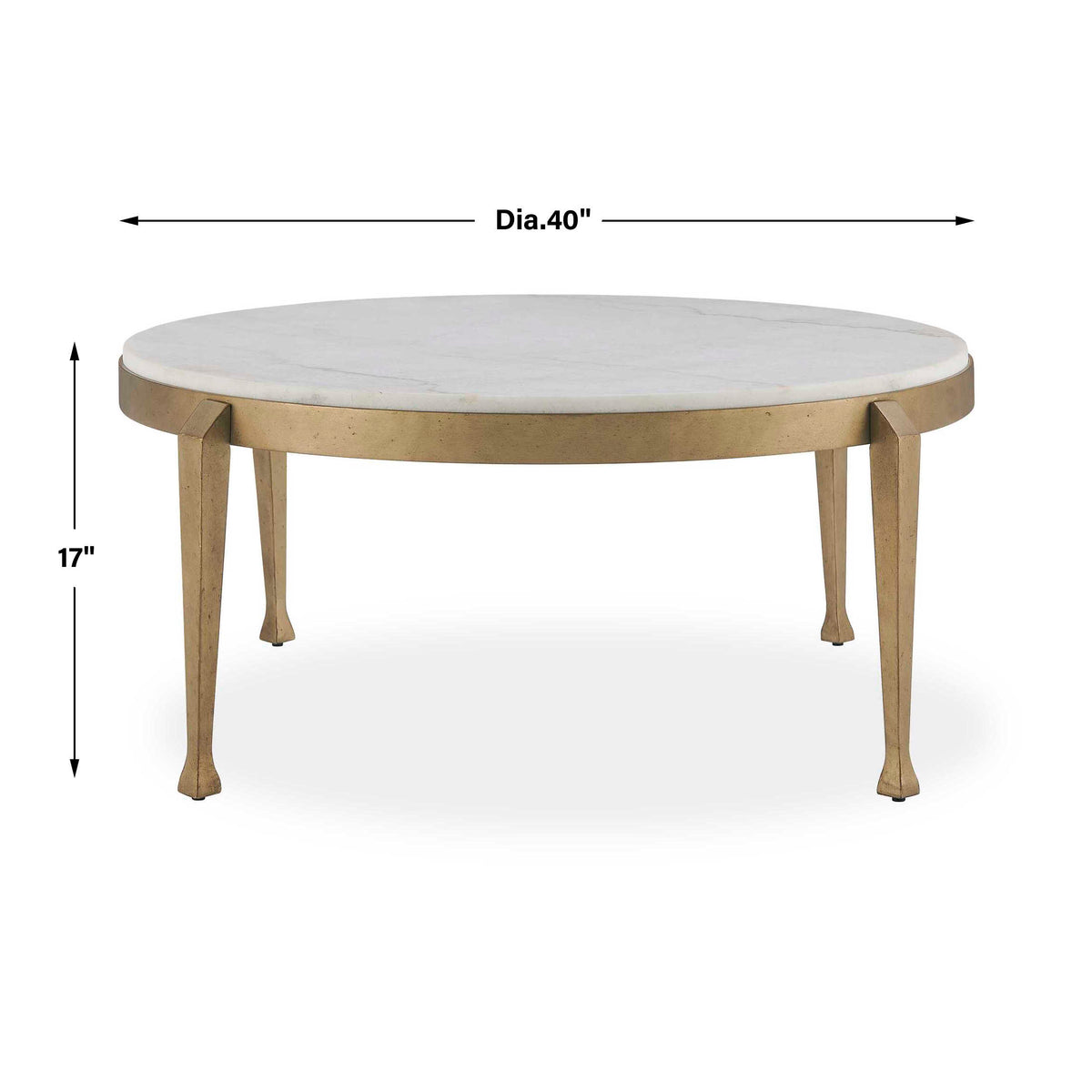 Tylan Round Marble Coffee Table