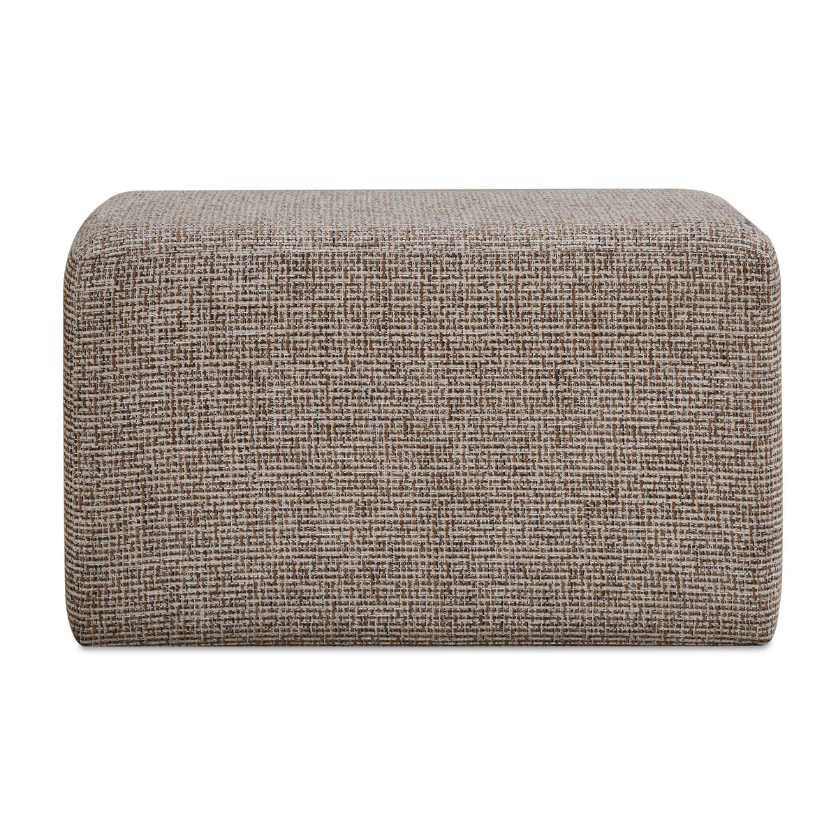 Kelce Woven Checkered Ottoman