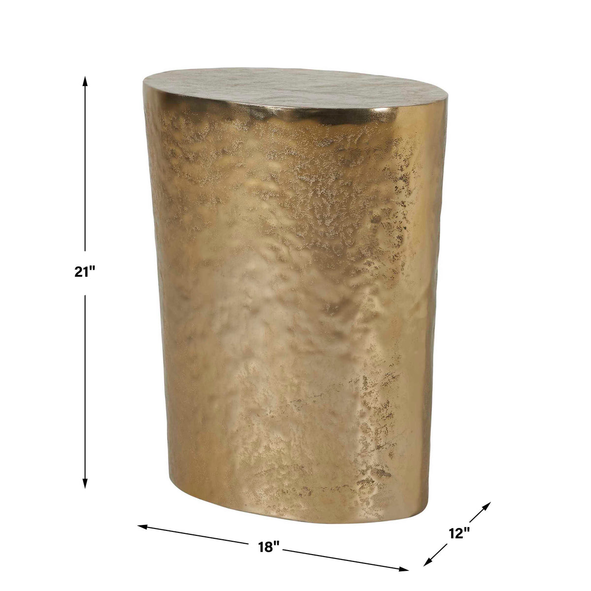 Morroni Brass Accent Table