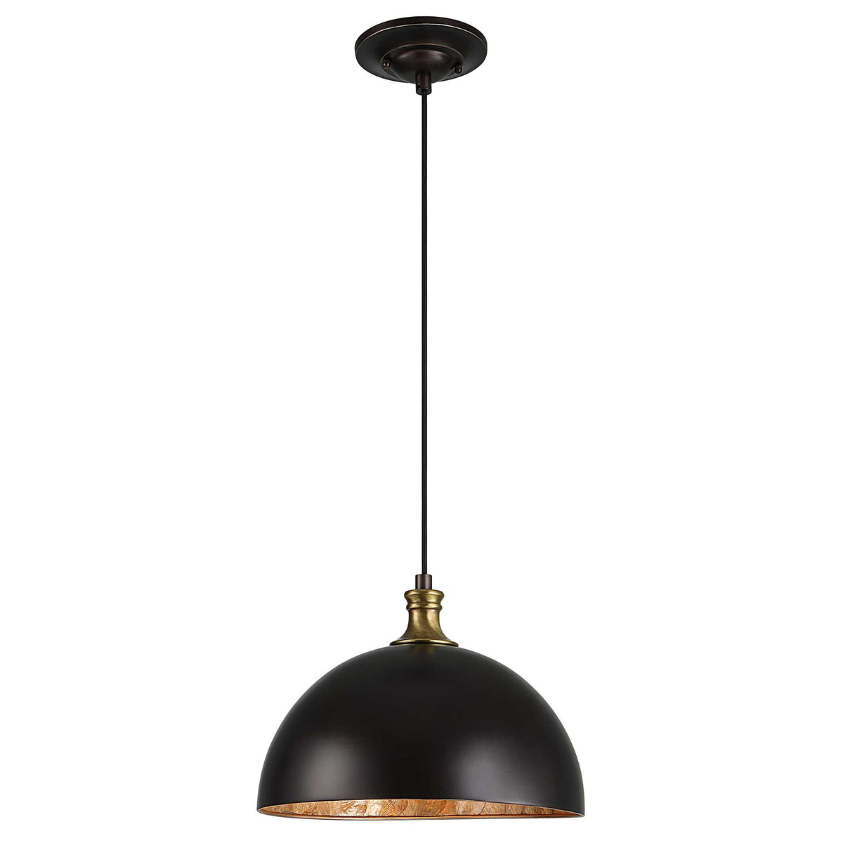 Placuna 1 Light Bronze Pendant
