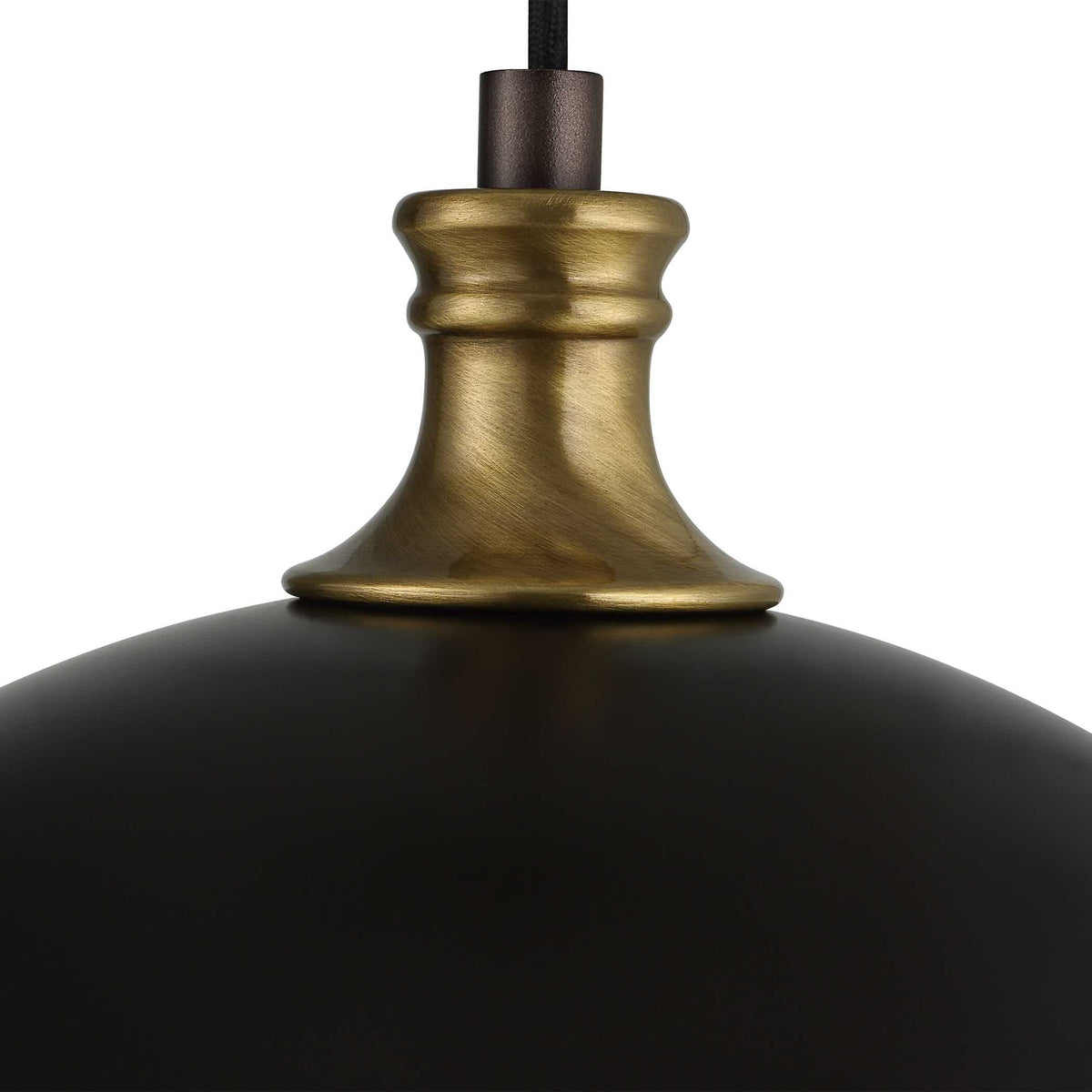 Placuna 1 Light Bronze Pendant