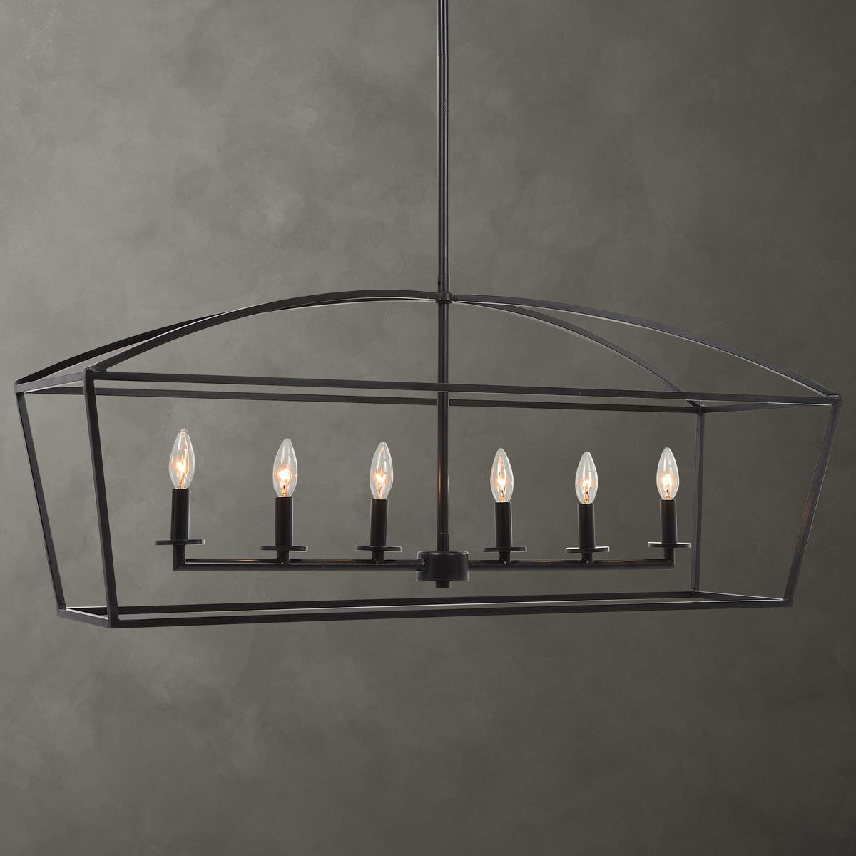 Clayton 6 Light Linear Chandelier