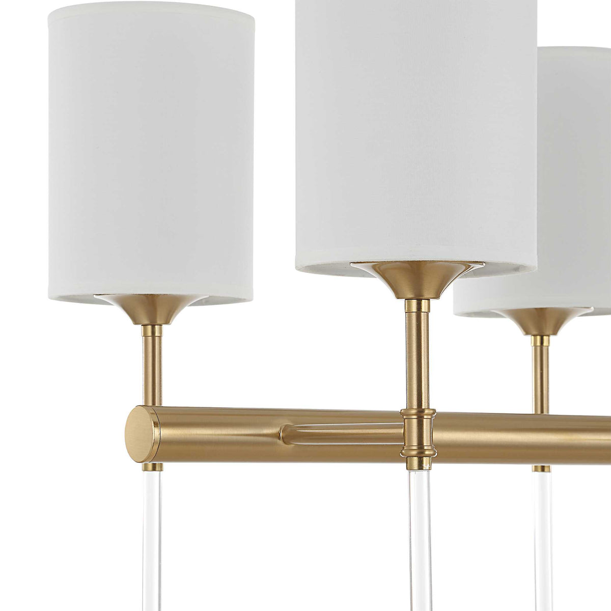Awyr 8 Light Linear Chandelier