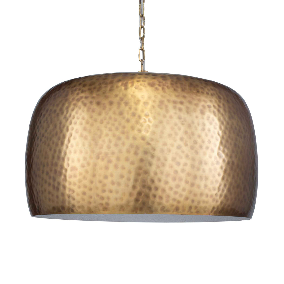 Lemont Hammered Brass 1 Light Pendant