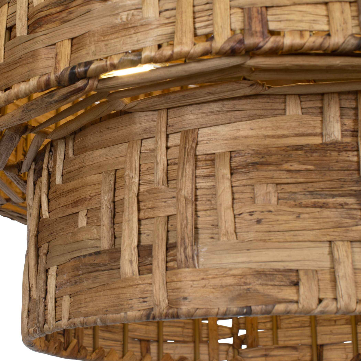Water Hyacinth 4 Light Woven Pendant