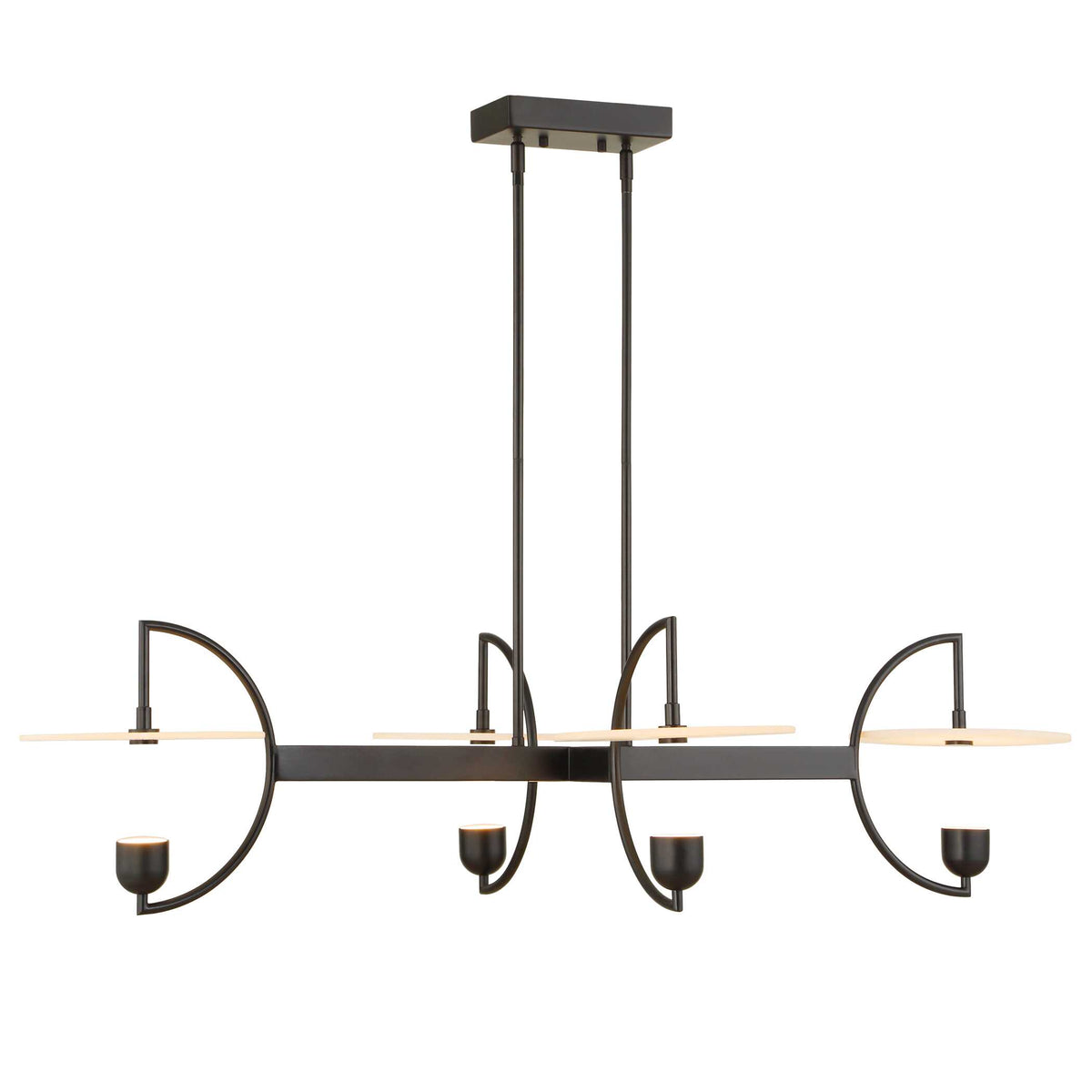 Kyoto 4 Light Linear LED Chandelier