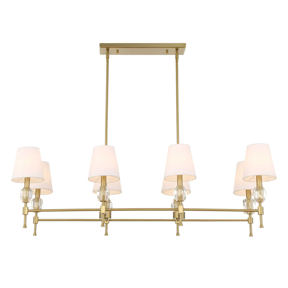 Arques 8 Light Linear Chandelier