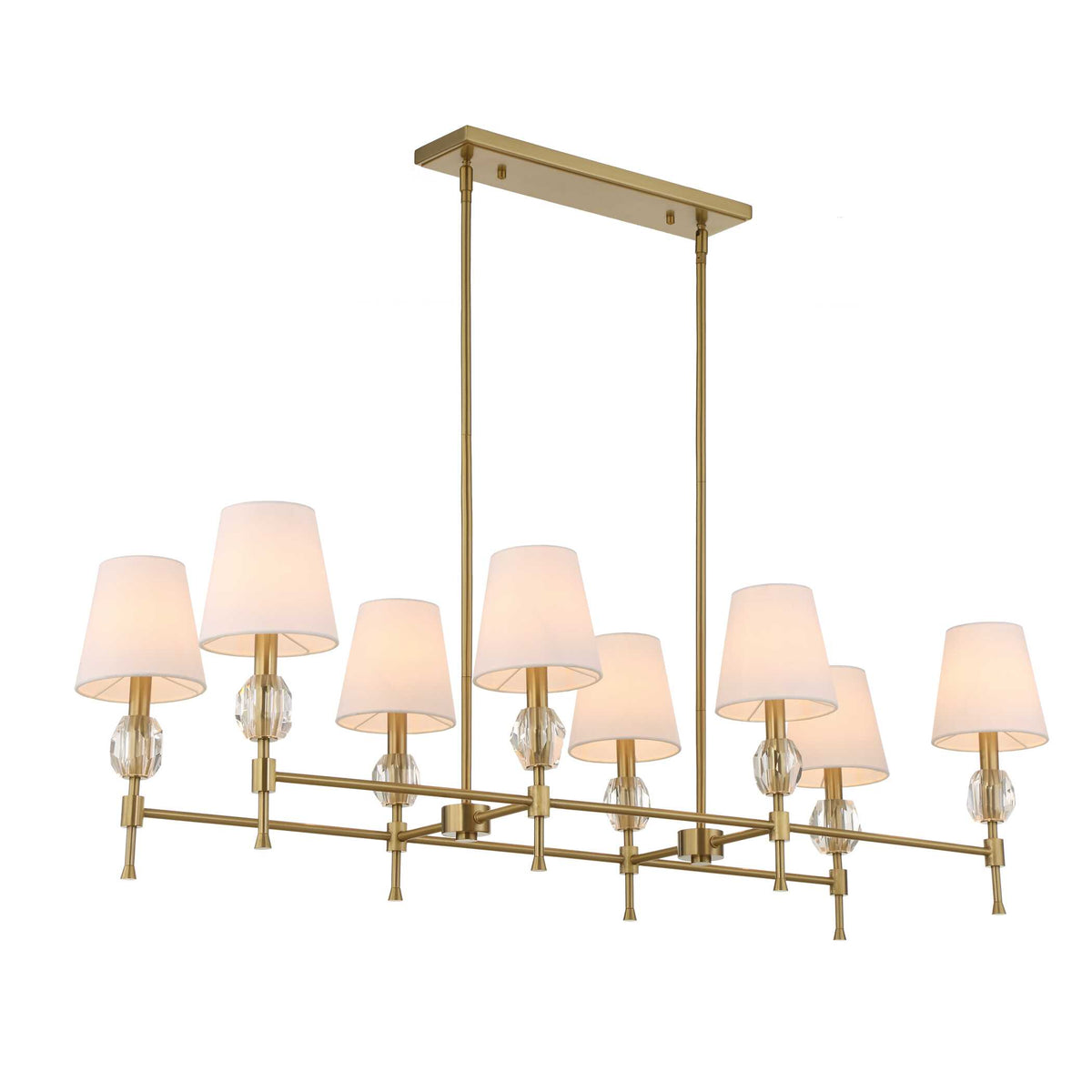 Arques 8 Light Linear Chandelier