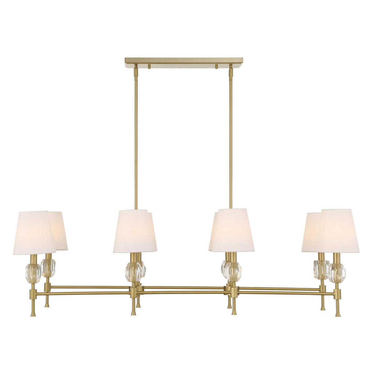 Arques 8 Light Linear Chandelier