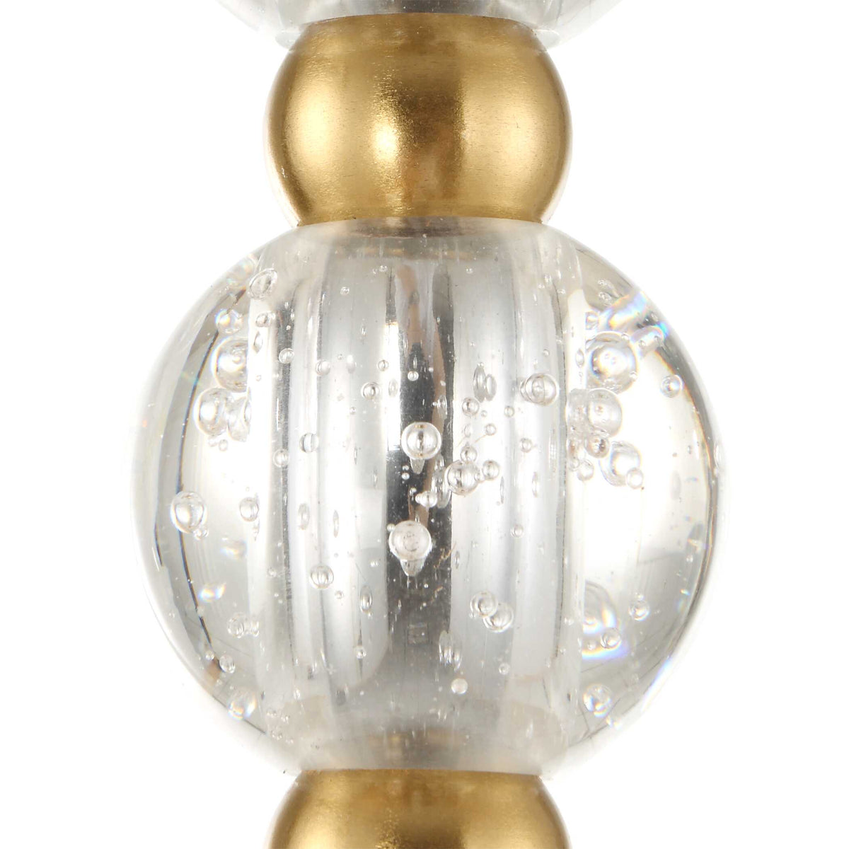 Ripple 1 Light Frost Glass Pendant
