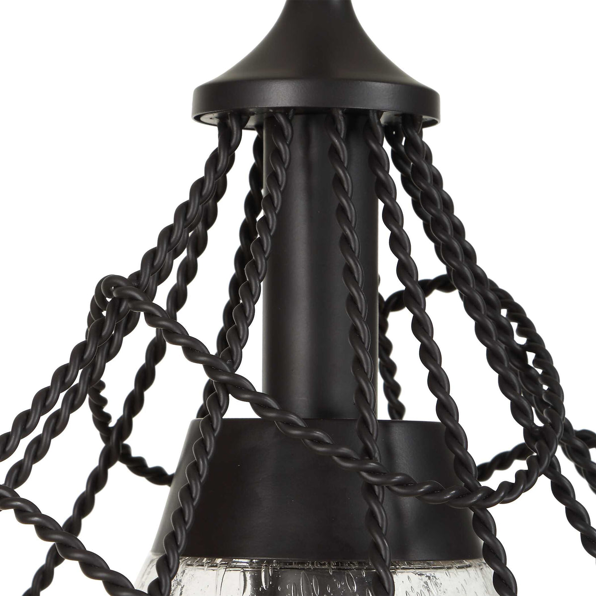Whirlwind 1 Light Indoor-Outdoor Pendant