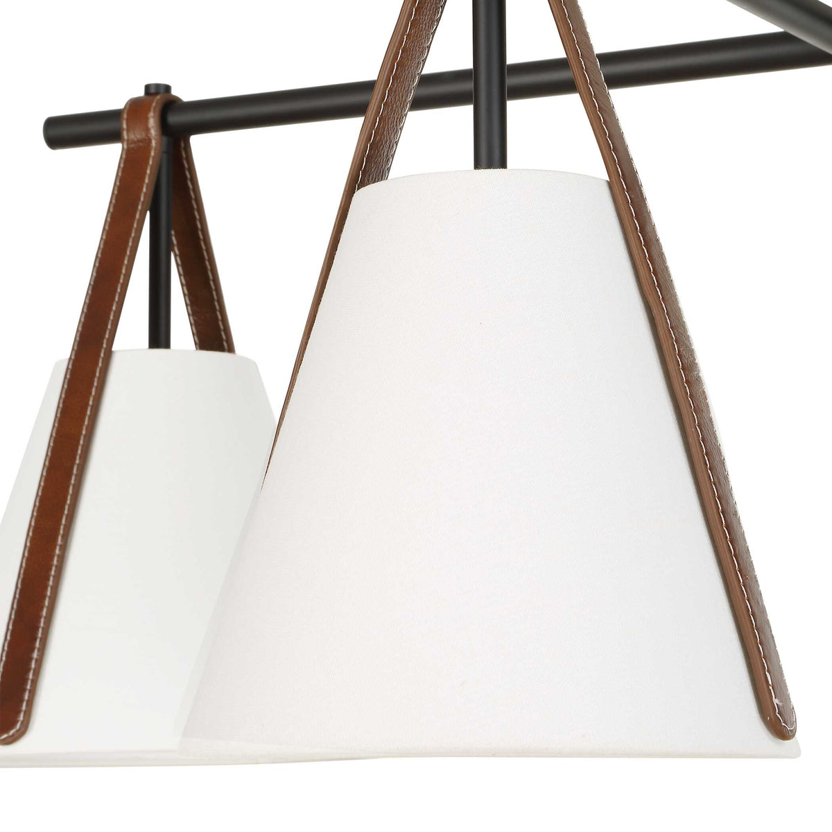 Reins Accent Straps 4 Light Chandelier