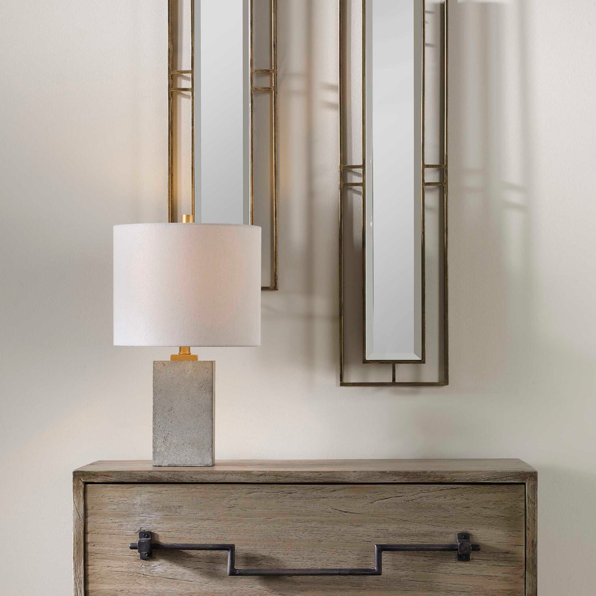 Drexel Concrete Block Lamp