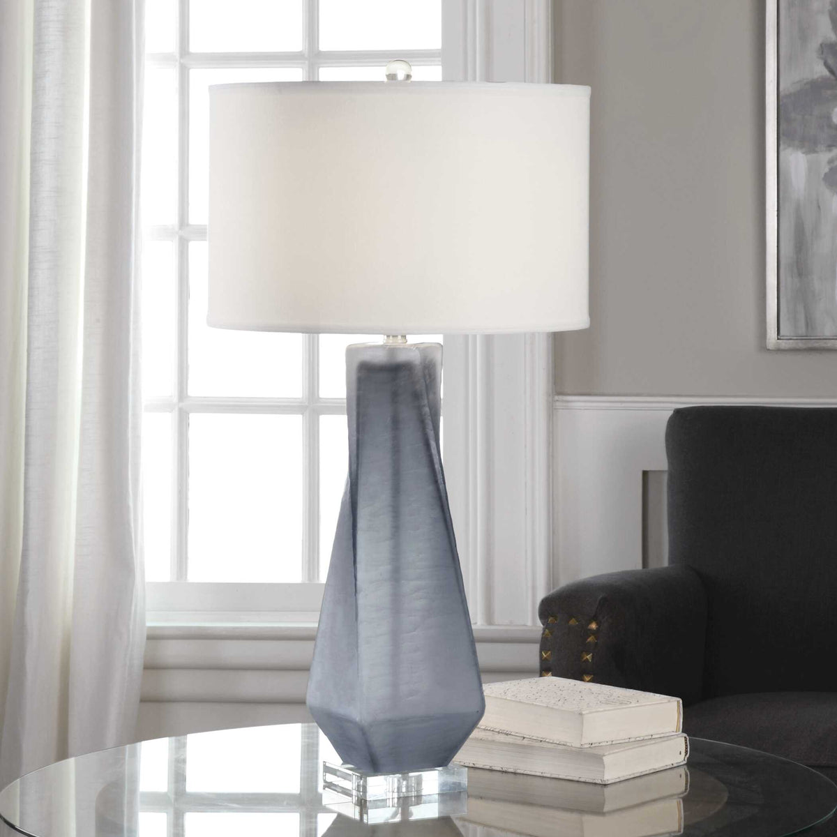 Anatoli Charcoal Gray Table Lamp
