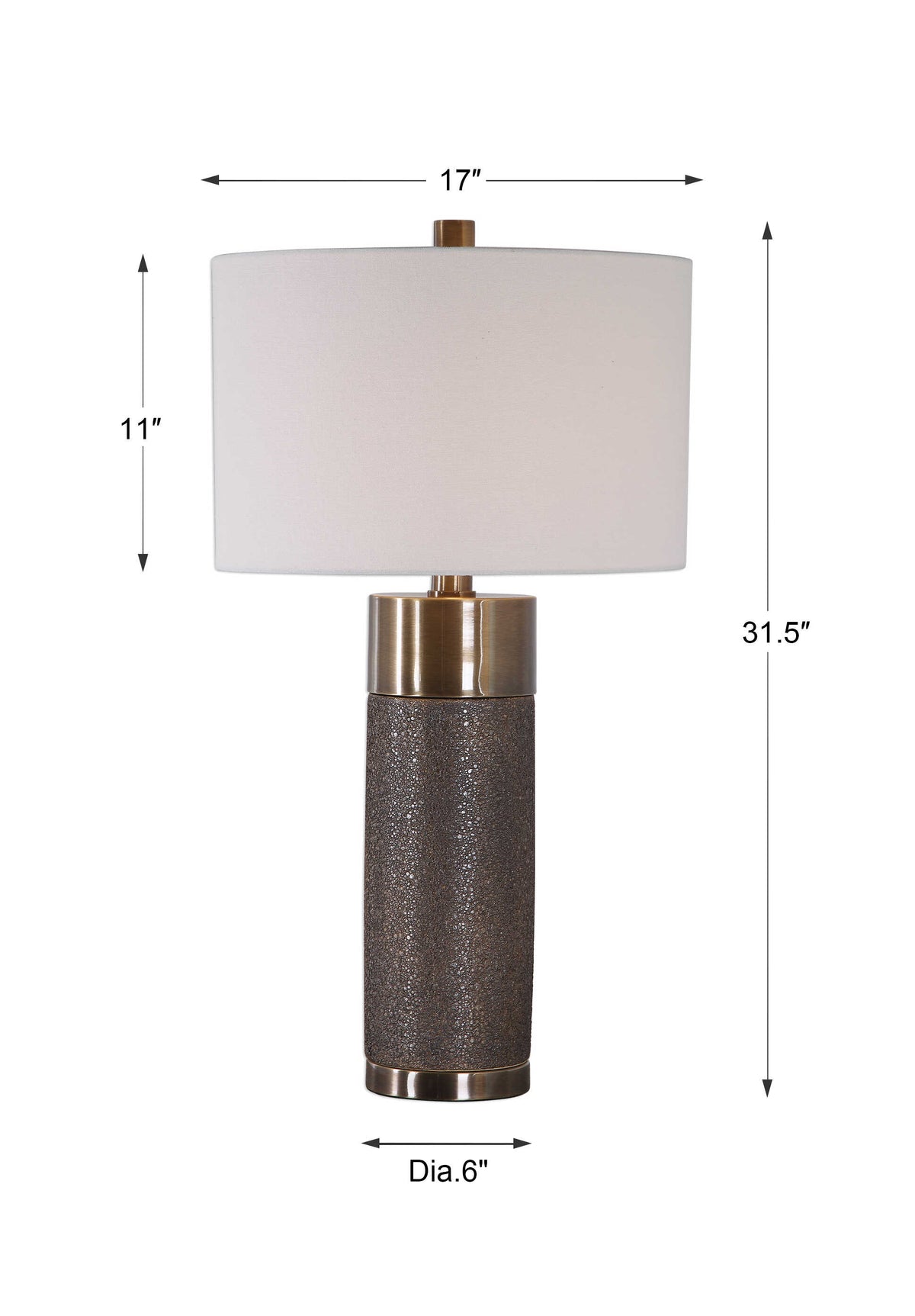 Brannock Bronze Table Lamp