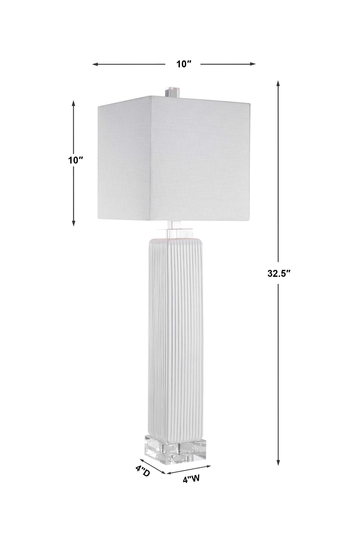 Bennett White Buffet Lamp