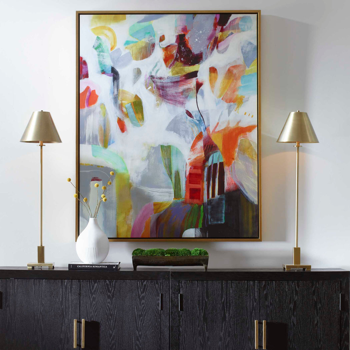 Pilot Brass Buffet Lamp