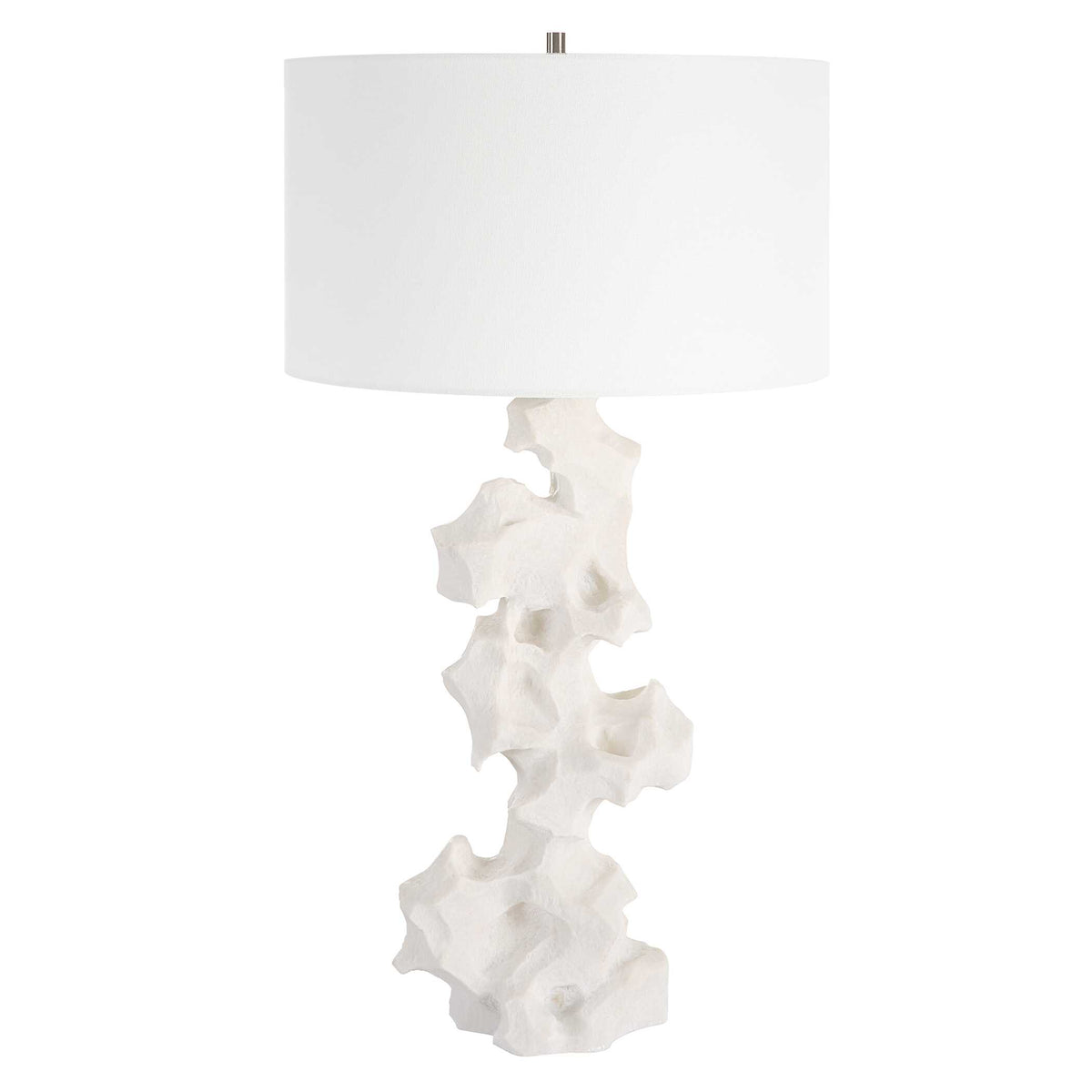 Remnant White Marble Table Lamp
