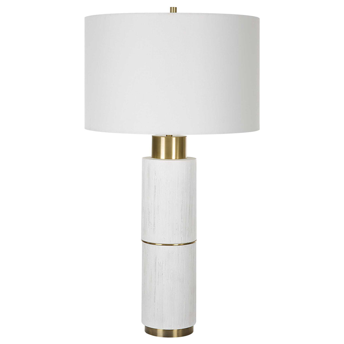 Ruse Whitewashed Table Lamp