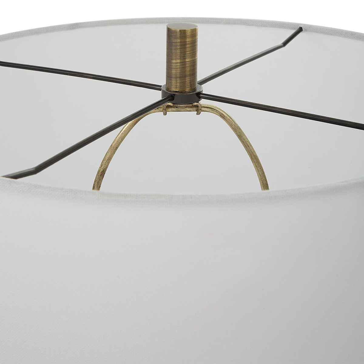 Annora Glossy White Table Lamp