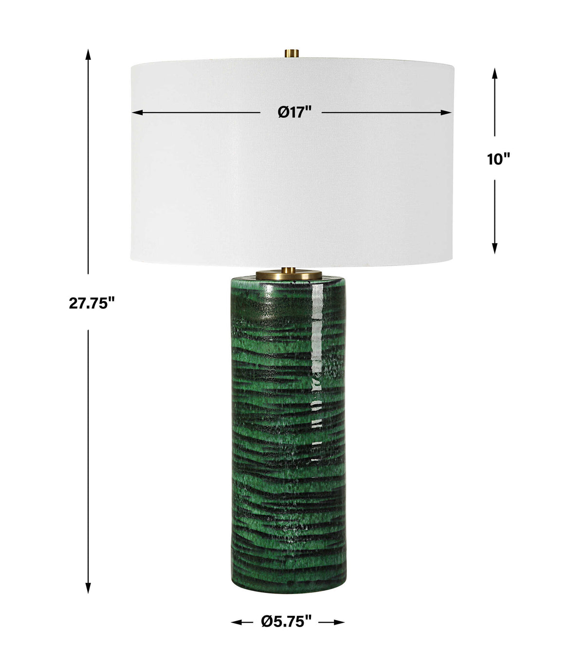 Galeno Emerald Green Table Lamp