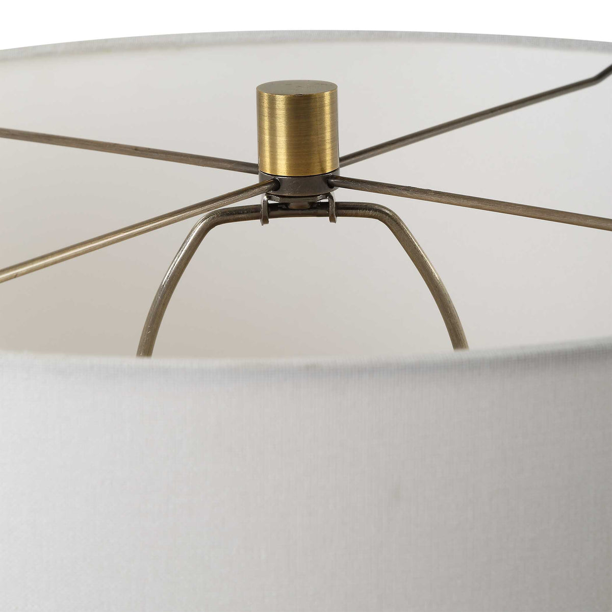 Rhine Brown Glass Table Lamp