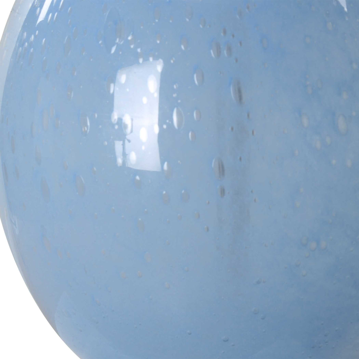 Clear Sky Blue Glass Table Lamp