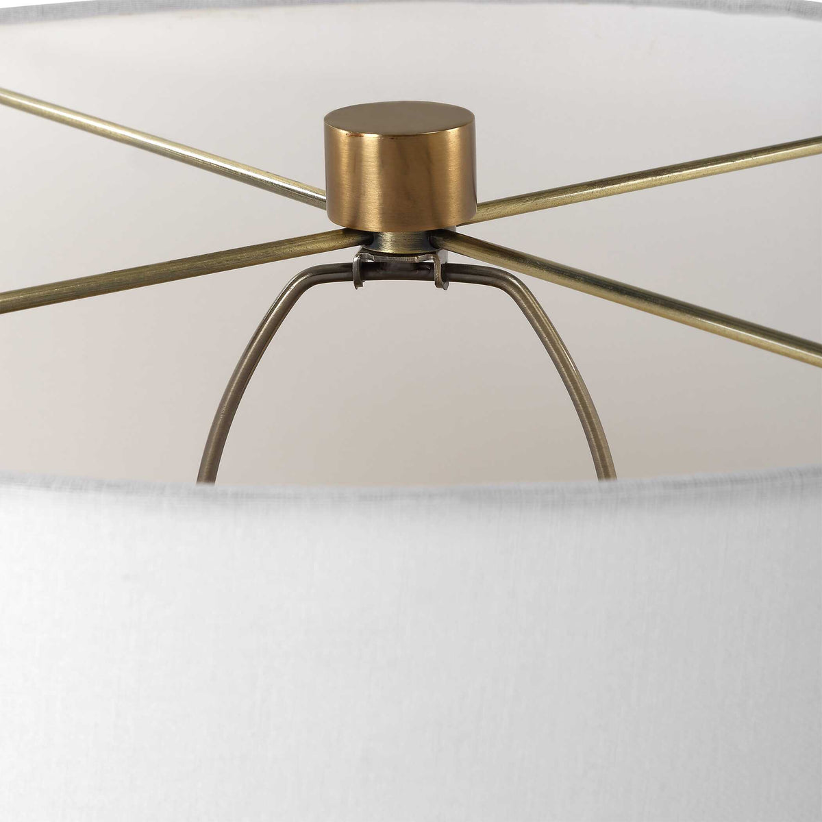 Americana Aged Black Table Lamp