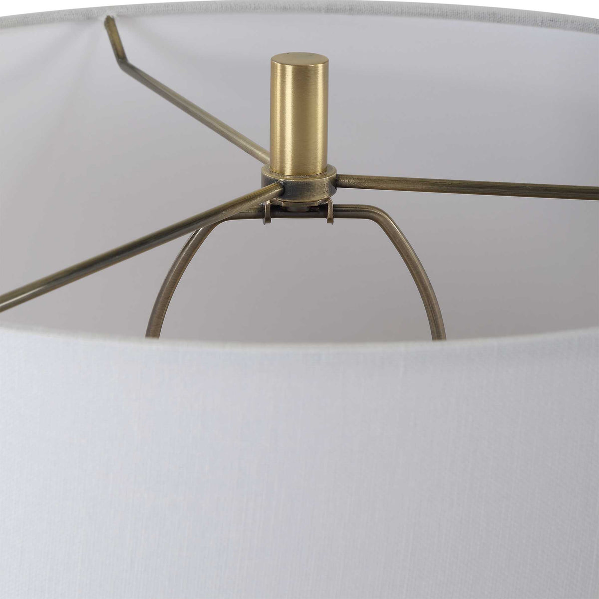 Meltdown Ivory Teal Table Lamp