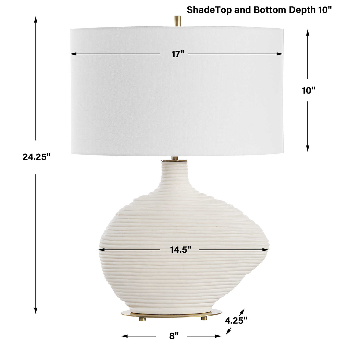 Duostacked Ceramic Table Lamp