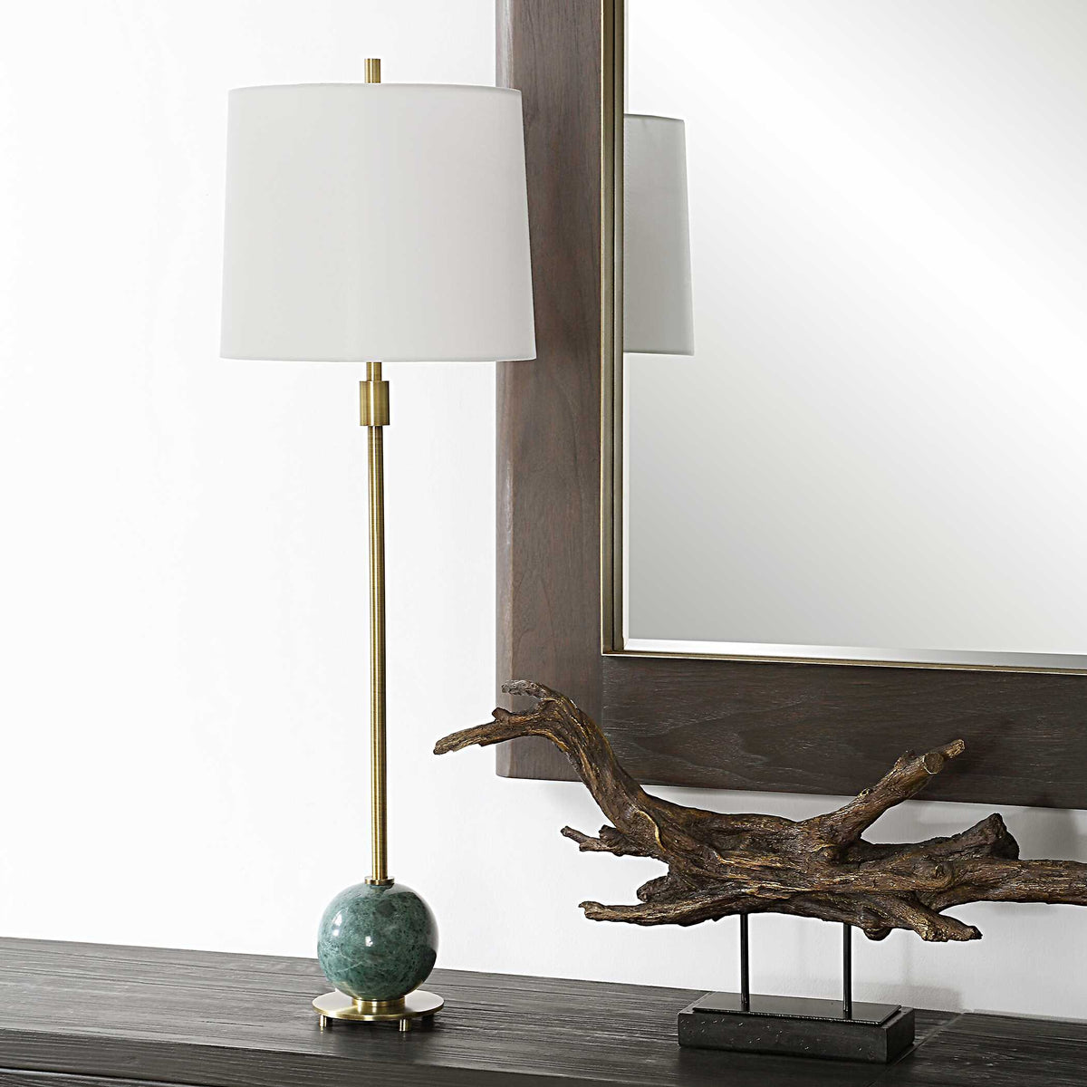 Bledel Brass Buffet Lamp