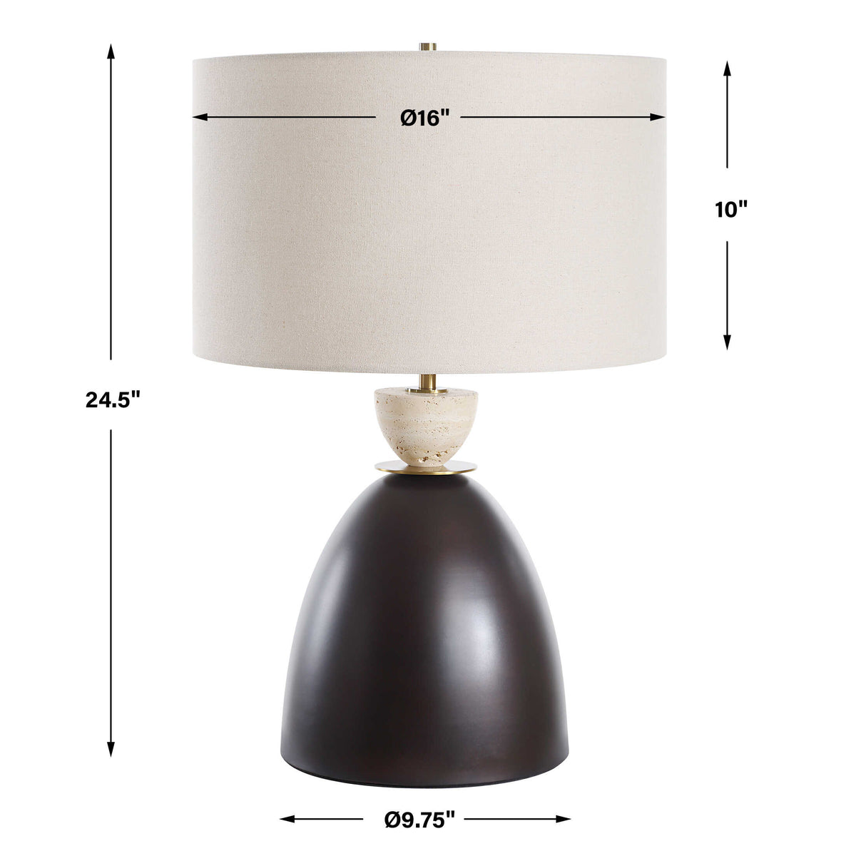 Procida Bronze Table Lamp