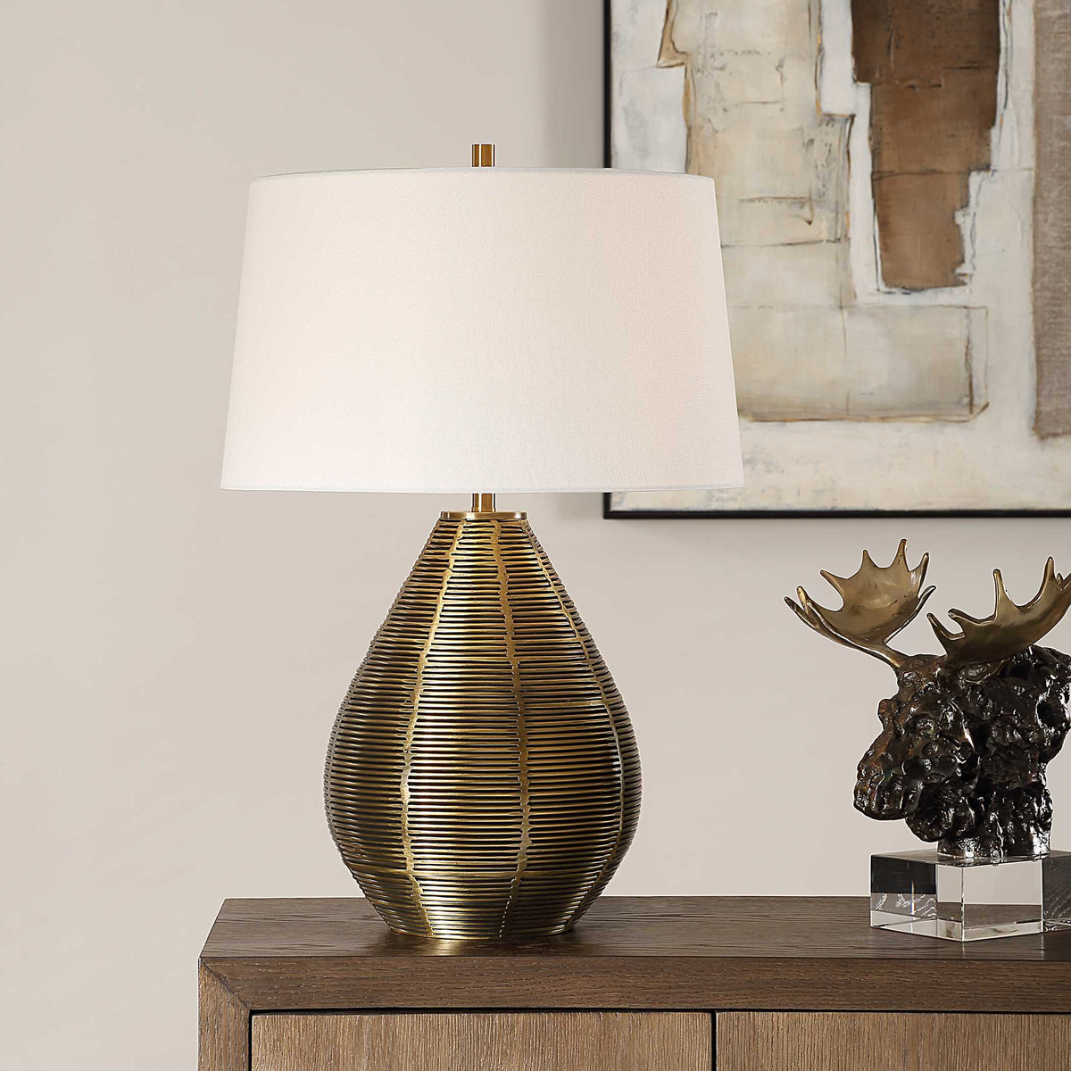 Knowles Brass Table Lamp