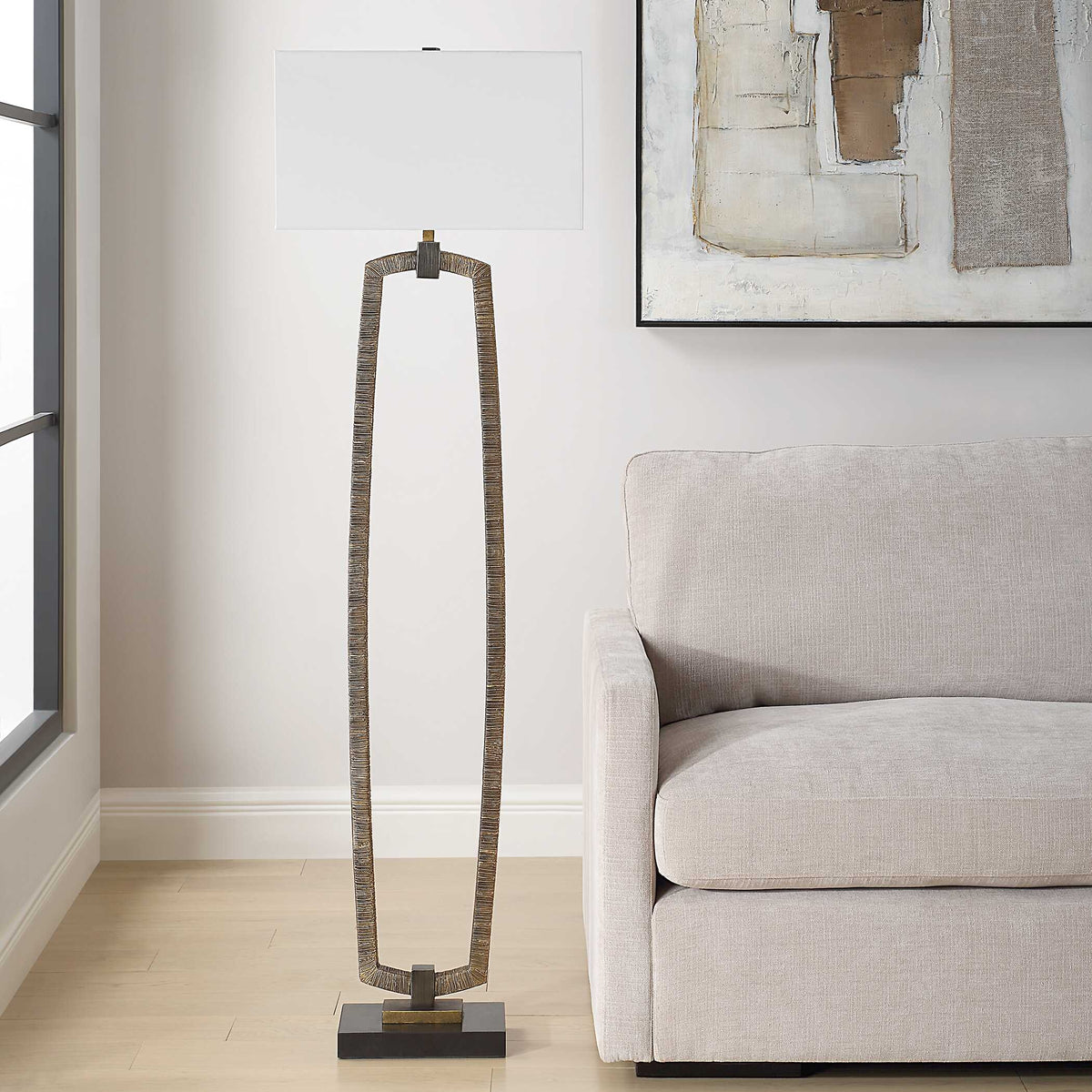 Relic Gold Floor Lamp