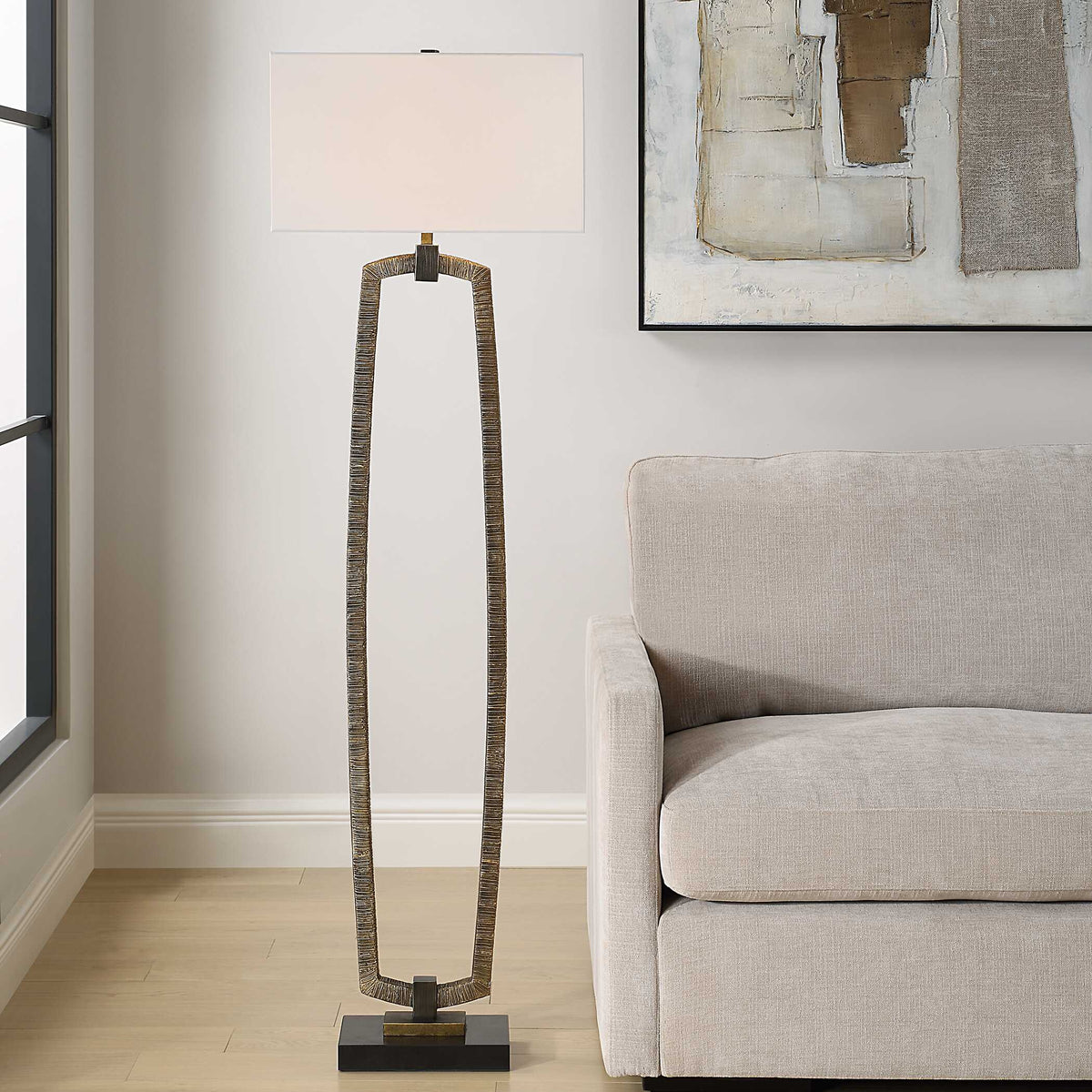 Relic Gold Floor Lamp